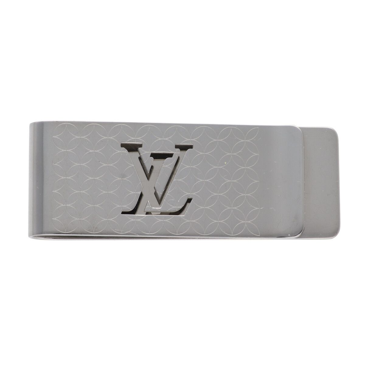 【中古】 LOUIS VUITTON ルイ・ヴィトン シャンゼリゼ マネークリップ ビルクリップ M65041 ビルクリップ マネークリップ シルバー 26012308 LI|歌舞伎屋 X シルバーバンク
