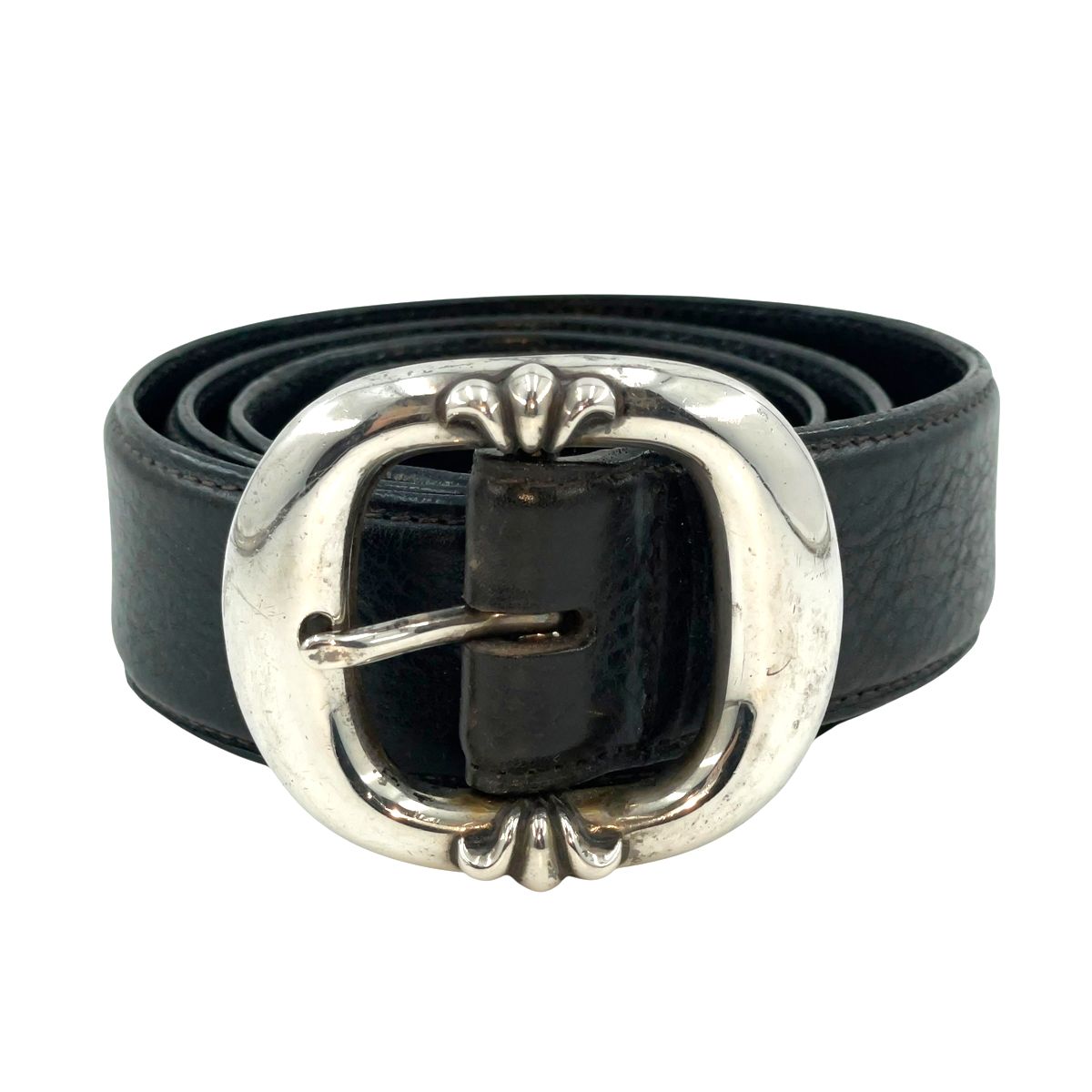 【中古】 CHROME HEARTS クロムハーツ 1.5 ガンスリンガー なめし革三尺帯 SV925 バックル 36in 書き出し メンズ 25037253 AO