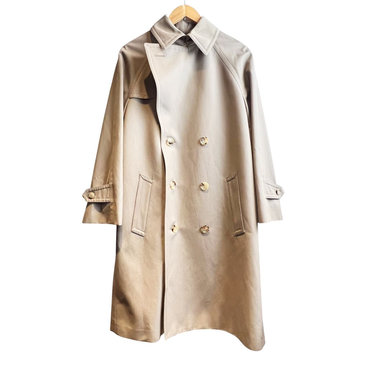 セリーヌ カシミヤロングトレンチコート トリオンフボタンベージュ38 楽天市場】CELINE セリーヌ トレンチコート ウール ポリエステル