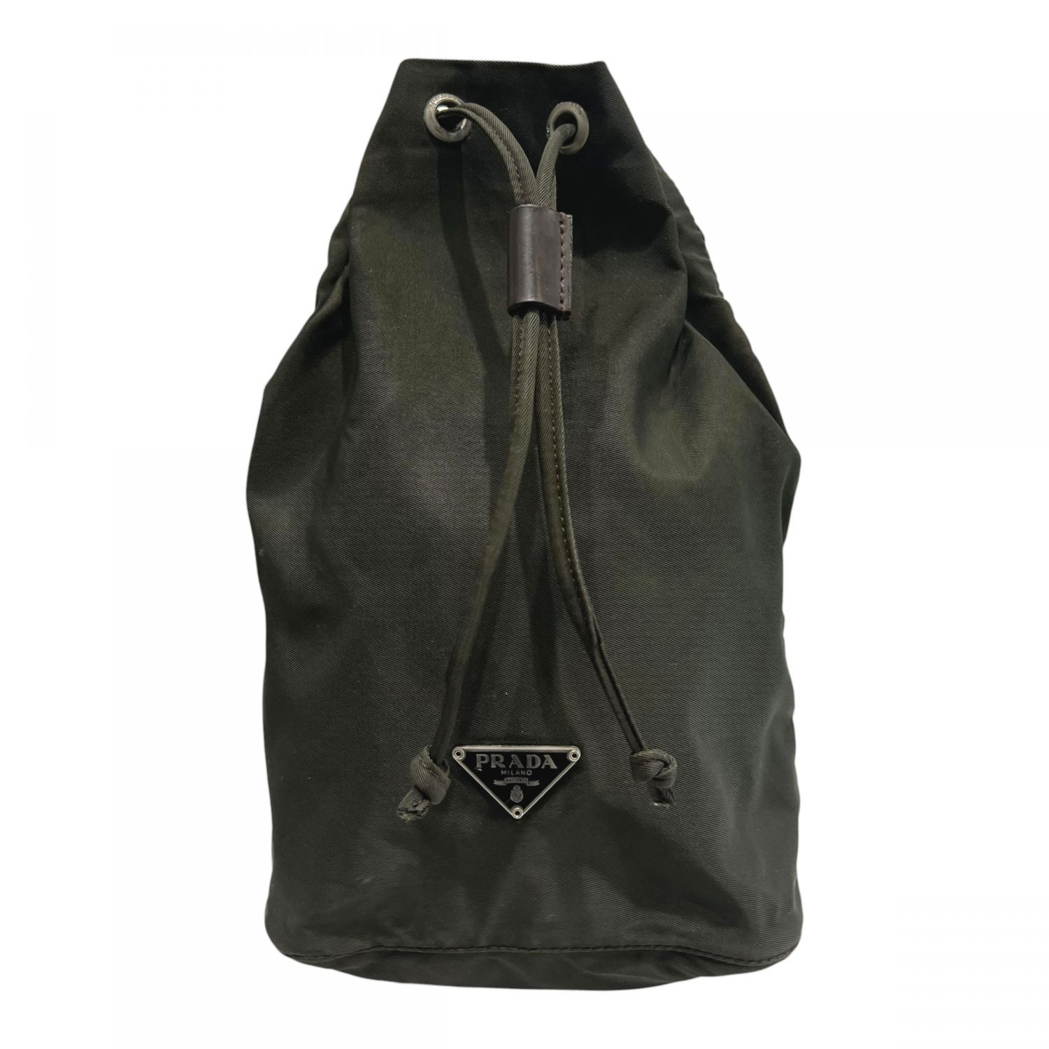 【中古】 PRADA プラダ 三角形ロゴタイプ ナイロン 合財袋合財袋 25035165 SA