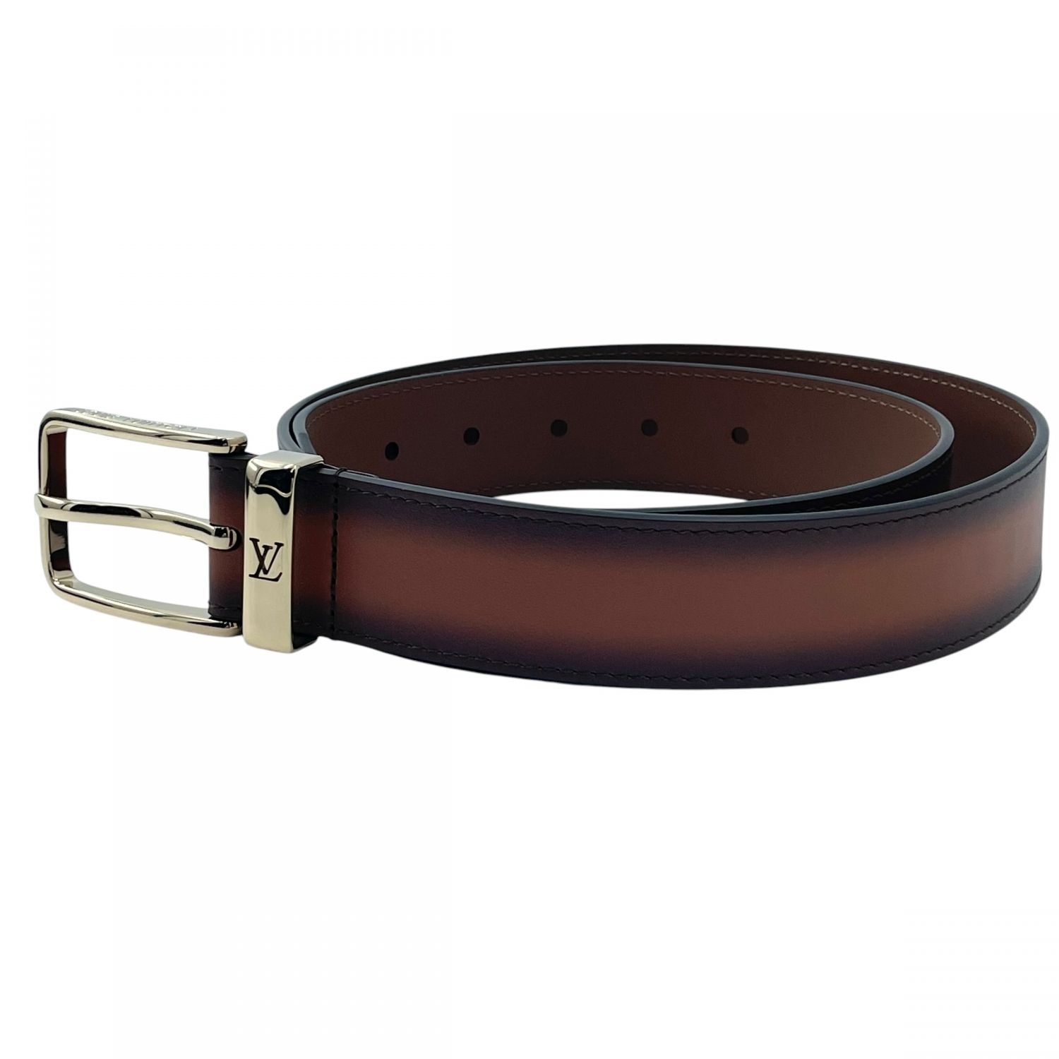 【中古】 LOUIS VUITTON ルイ・ヴィトン ポンヌフパティーナ ベルト M4506 ブラウン メンズ 26009435 KJ