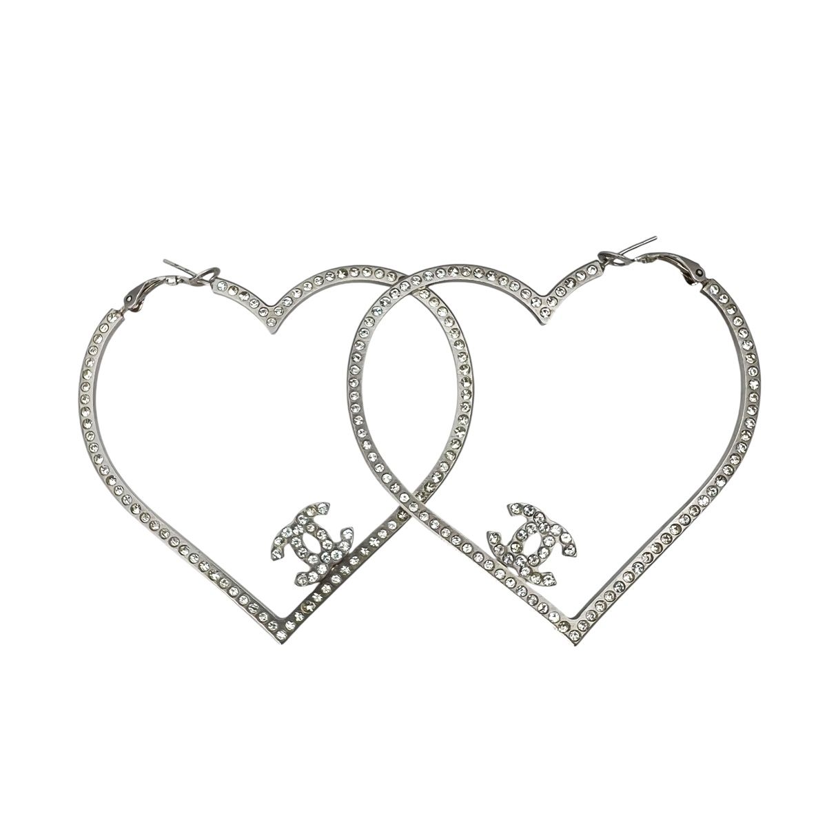 楽天市場】シャネル CHANEL ピアス フープピアス ハート ココ