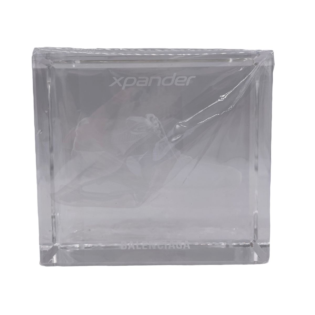 【中古】 BALENCIAGA バレンシアガ X-PANDER スニーカー LASER CUBE クリスタル 置物 雑貨 オブジェ 22011982 MK
