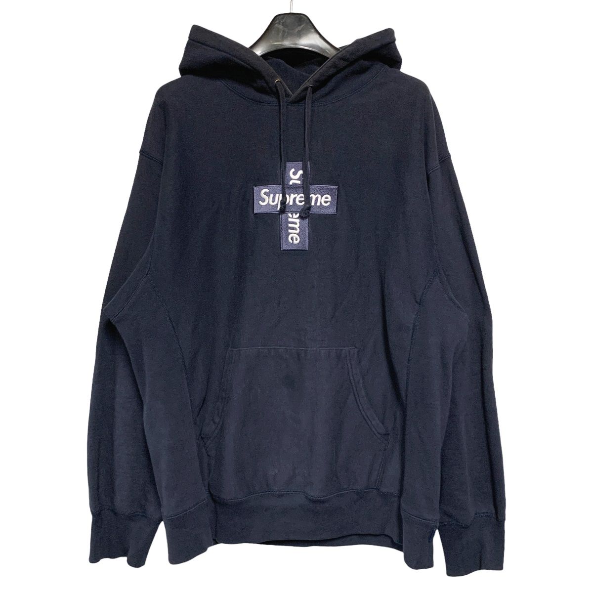 楽天市場】20AW SUPREME Cross Box Logo Hooded Sweatshirt 紫 S