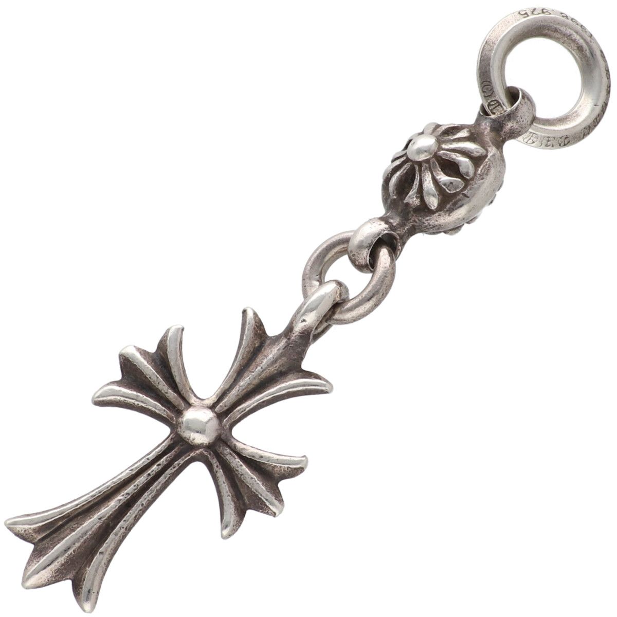 【中古】 CHROME HEARTS クロムハーツ 1ボールタイニーCH差し交わす SV925 しろがね色 首飾り シャンデリヤ いの一番 惹きつける 壱どんぶり鉢 26009304 RS
