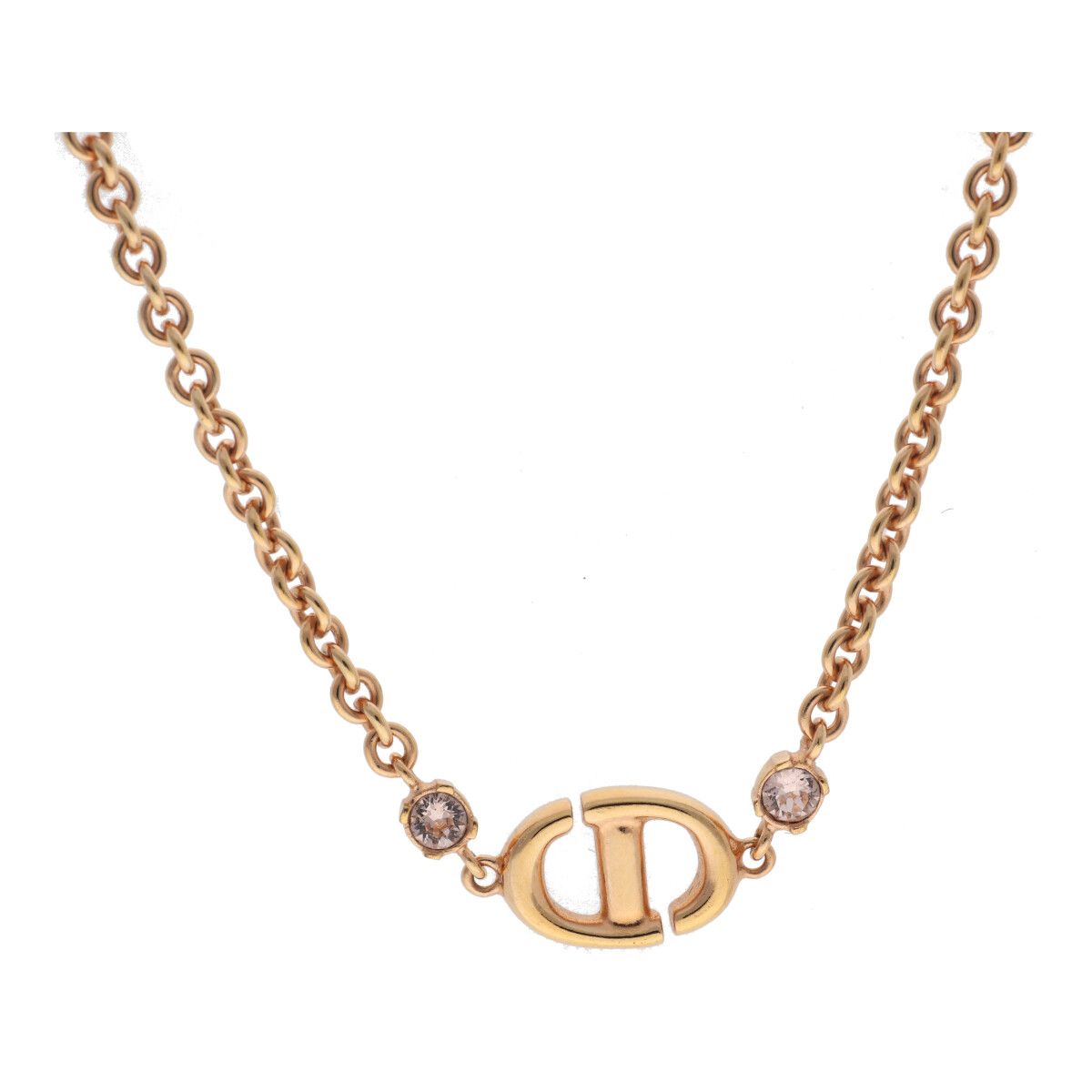 アクセサリー Christian Dior Petit CD N1155PMTCY_D301 DIOR】PETIT CD ダブルチェーン ネックレス ☆CDロゴ＆星☆ (Dior