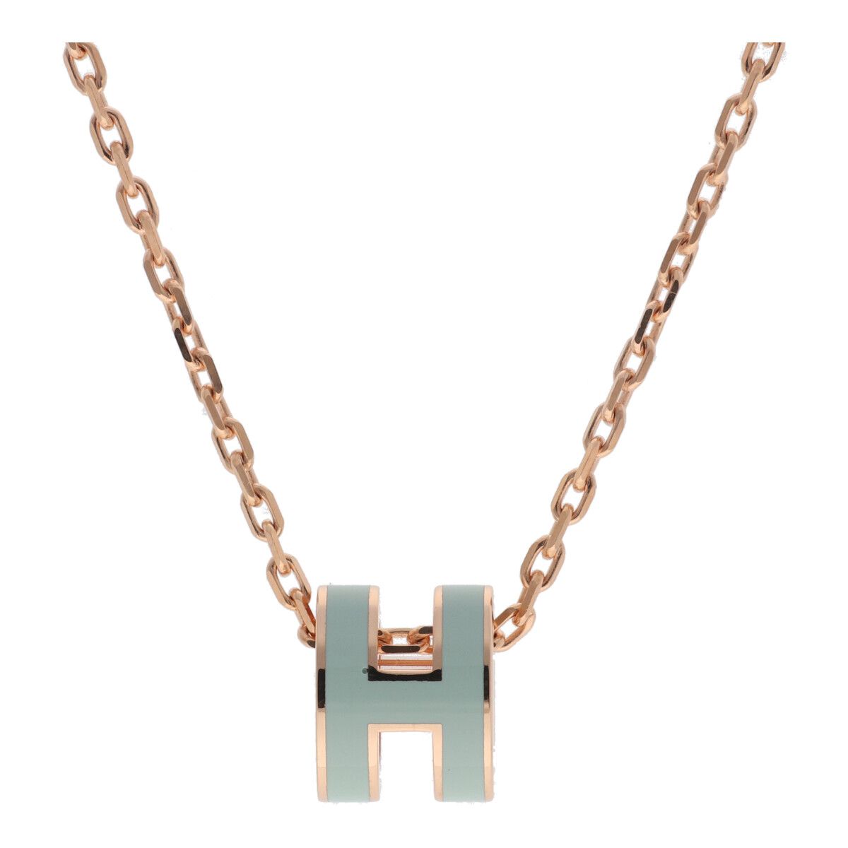 HERMES エルメス ポップH ネックレス 楽天市場】HERMES【エルメス】 ポップHネックレス 青/ブルー 約