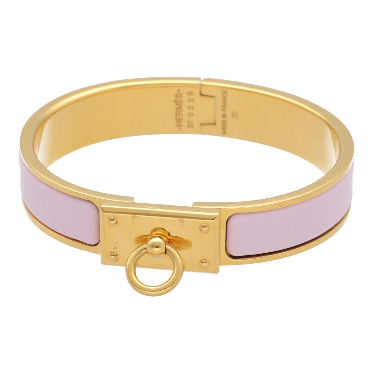 【中古】 HERMES エルメス ブレスレット ブレスレット エルメス　クリックアノー　ブレスレット 　ピンクｘゴールド 24014502 LI