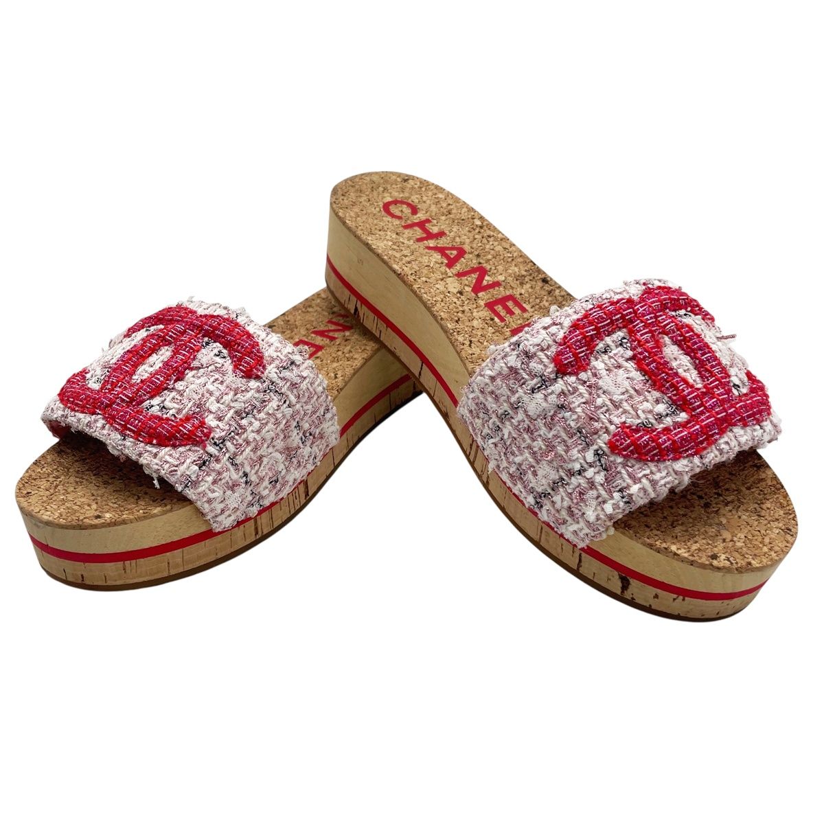 楽天市場】☆シャネル CHANEL☆ 靴/ミュール/サンダル/ツイード