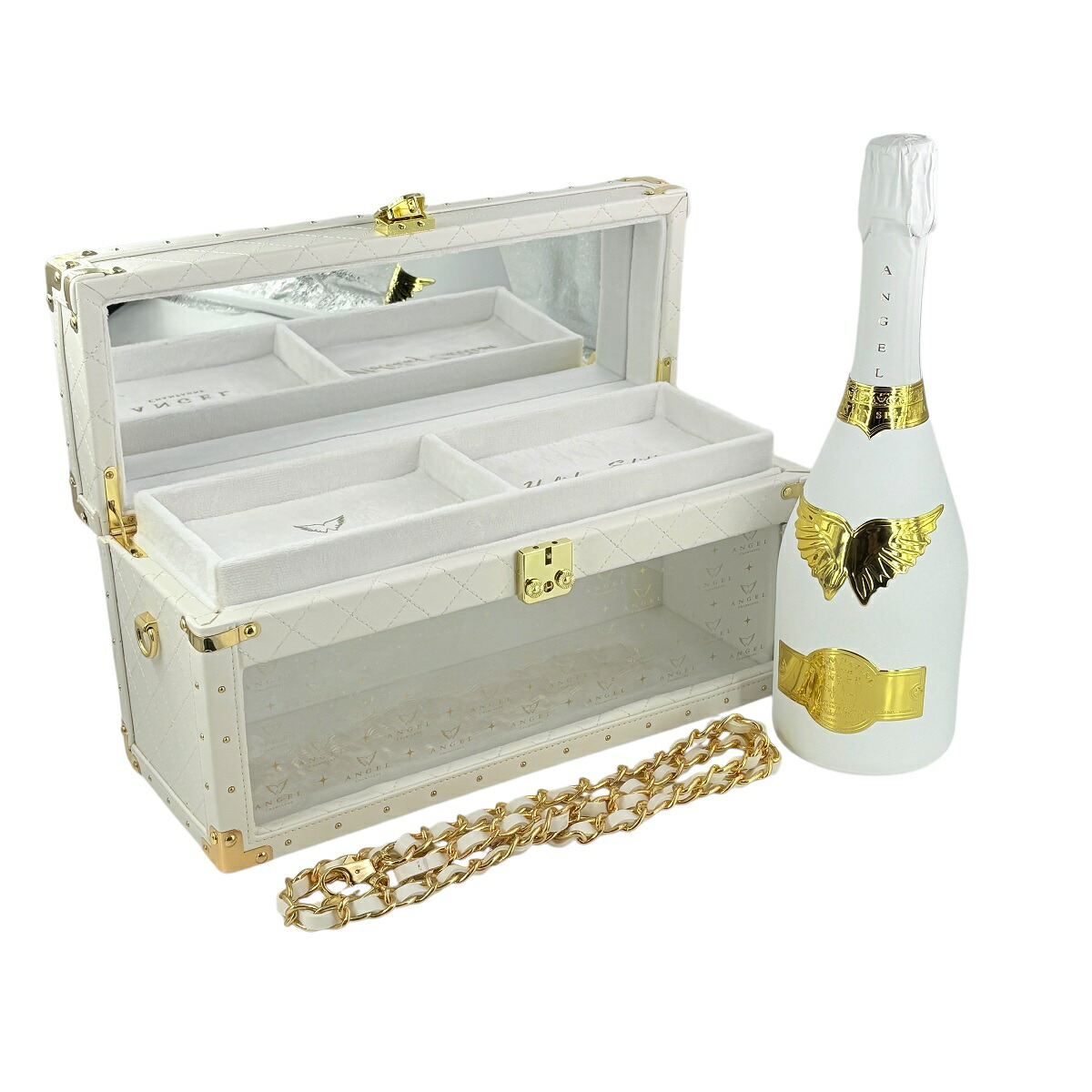 楽天市場】【公式限定ラッピング】ANGEL CHAMPAGNE NV Brut Rose White