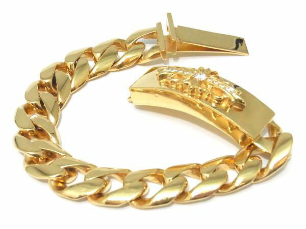 楽天市場 中古 人気ブランドchrome Hearts クロムハーツ フローラルクロス Idブレスレット 22k パヴェダイヤ 14 K 歌舞伎屋 X シルバーバンク