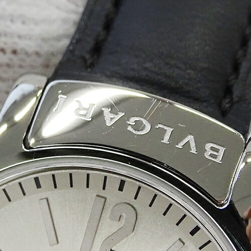 ブルガリ BVLGARI 時計 シルバー ソロテンポ ST29S QZ レザー