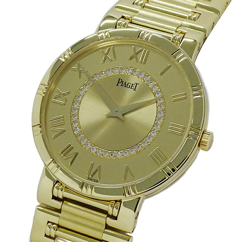 ソノタン 様用 楽天市場】PIAGET ピアジェ ダンサー ホワイト文字盤 K18YG 750