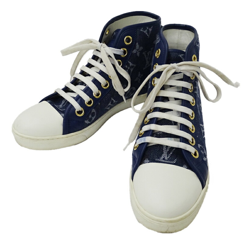 美品 ルイヴィトン モノグラム アンプラント レザー スニーカー 34 1/2 美品 ルイヴィトン モノグラム アンプラント レザー スニーカー 34 1/2