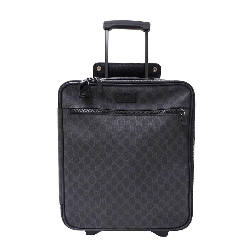 【極美品】グッチ キャリーバッグ ボストン スーツケース ビジネス レザー 黒 極美品】グッチ キャリーバッグ ボストン スーツケース ビジネス