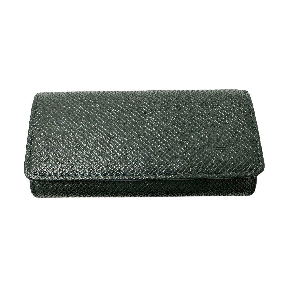 【極美品】ルイヴィトン ケース タイガ キュヴェット 深緑 極美品】ルイヴィトン コインケース タイガ キュヴェット 深緑