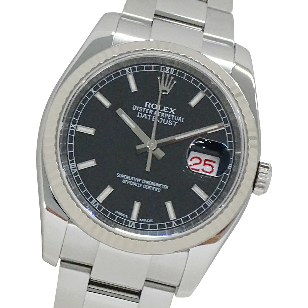 ROLEX ロレックス　デイトジャスト シルバー　オーバーホール済 楽天市場】ロレックス 時計 メンズ デイトジャスト 自動巻 Z番