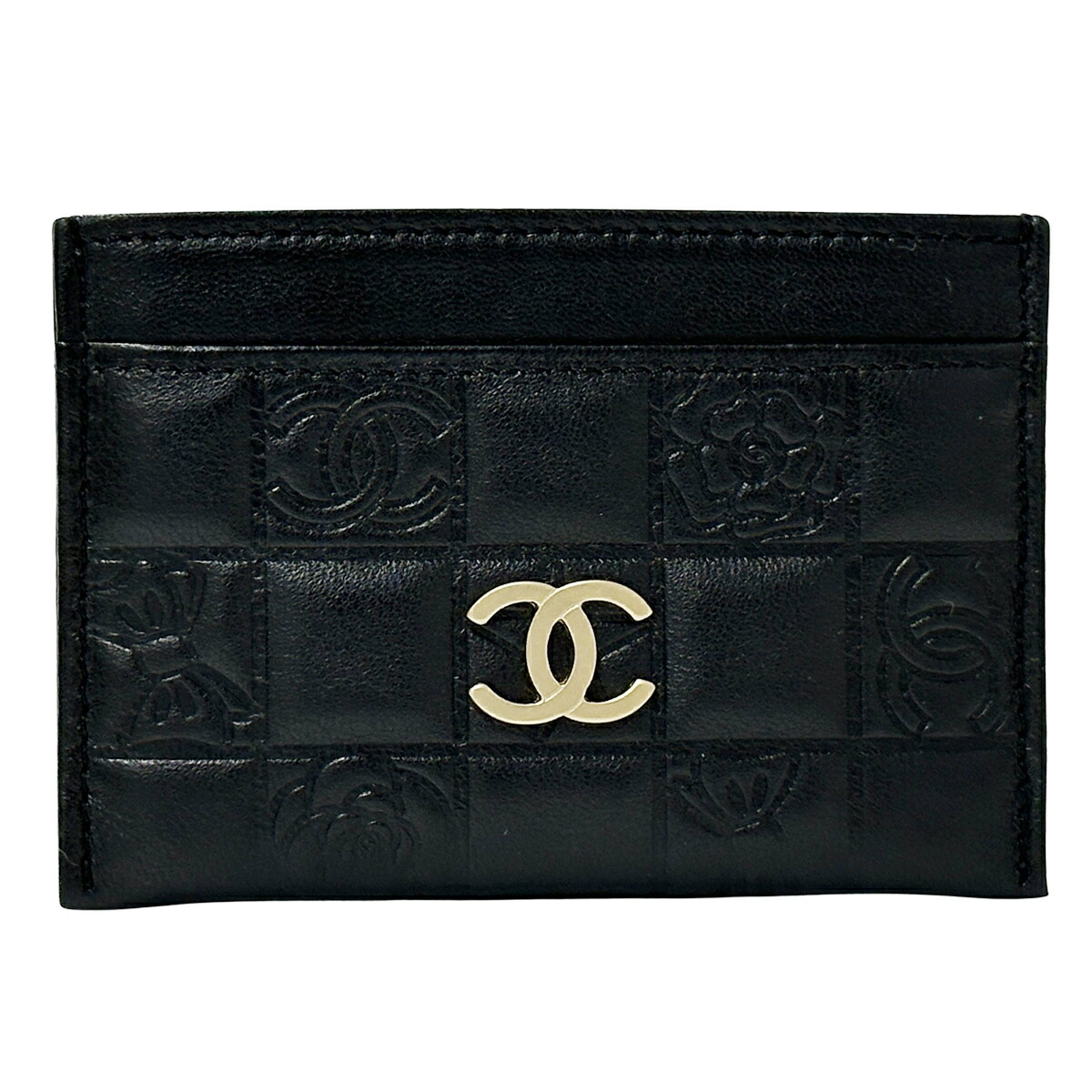 即完品_再入荷_24p_CHANEL_フラグメント_財布_カード_カーフ_黒 新作！24P】CHANEL/シャネル フラグメントケース 小銭 カード