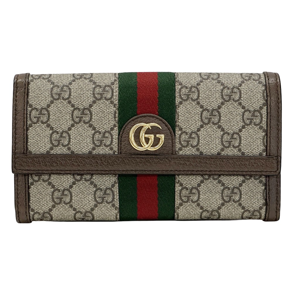 楽天市場】Gucci グッチ GGスプリーム ラウンドファスナー長財布