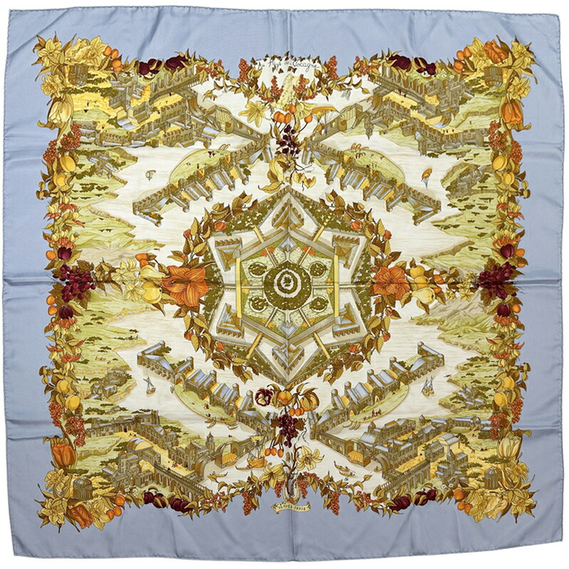 楽天市場】エルメス HERMES スカーフ カレ90 FLEURS D'ECOSSE