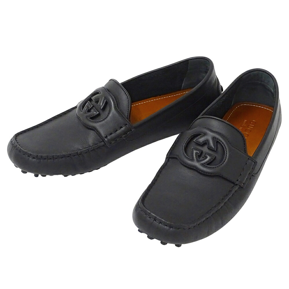 正規品【美品】GUCCI グッチ 高級 ドライビングシューズ 本革 UK8.5 ドライビングシューズ GUCCI(グッチ) - 海外通販のBUYMA