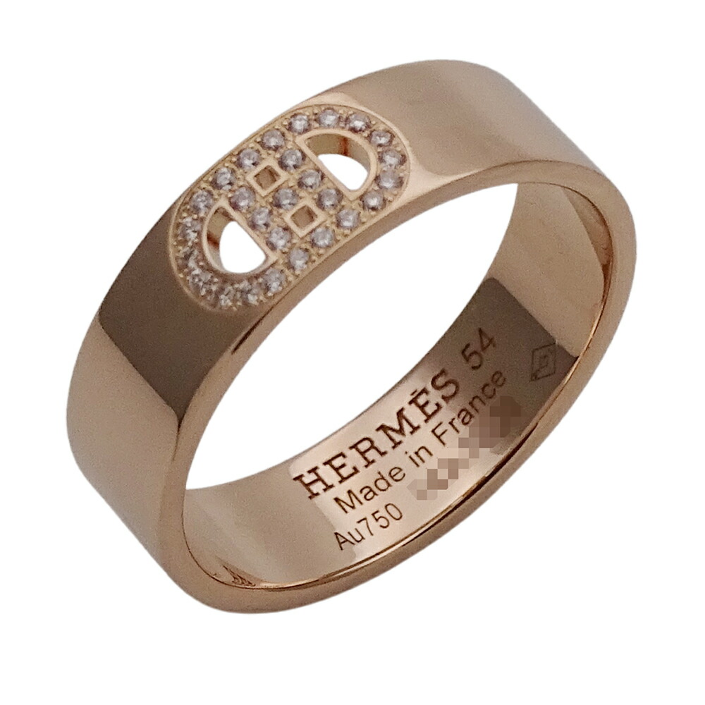 楽天市場】HERMES エルメス キリムリング K18PG 750 ピンク