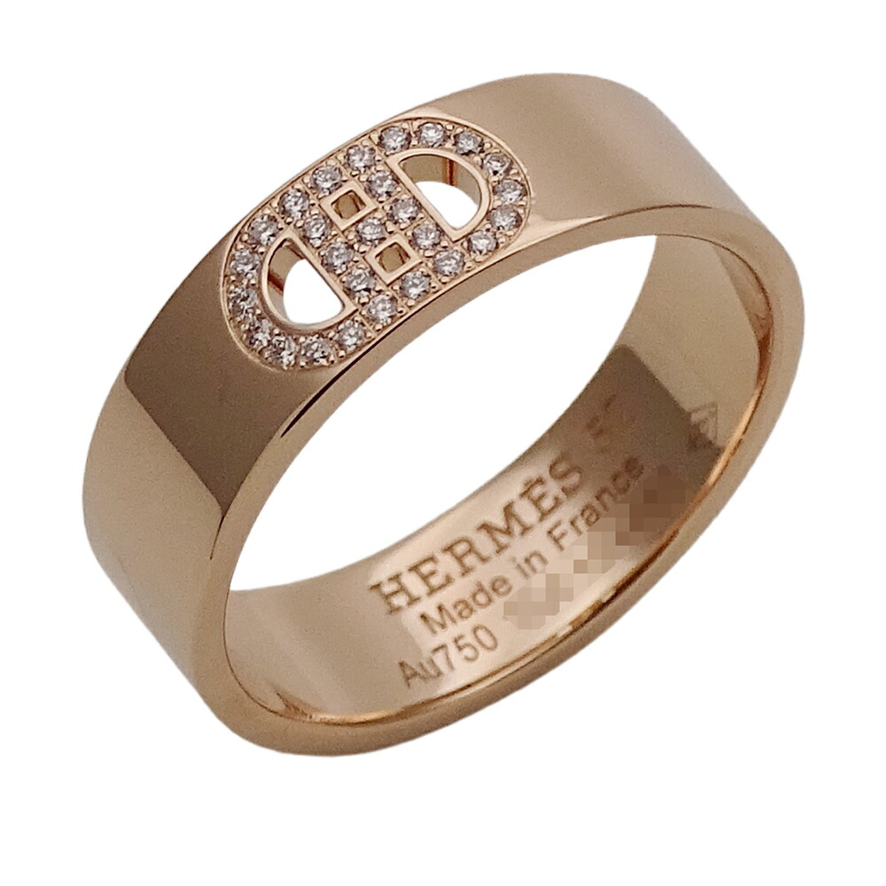 楽天市場】エルメス リング H ダンクル ピンクゴールド