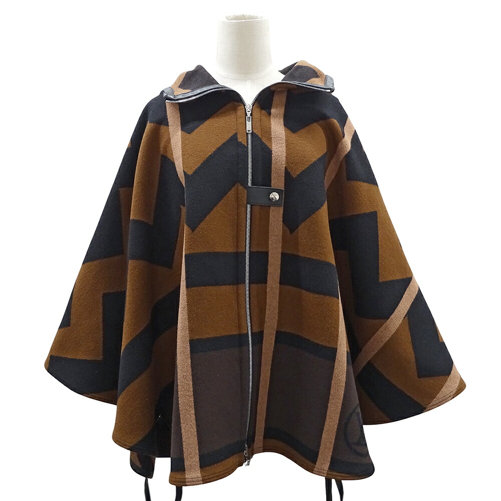 極美品 ルイヴィトン ポンチョ フーデッドケープ モノグラム　アウター　コート 極美品 ルイヴィトン ポンチョ フーデッドケープ モノグラム アウター