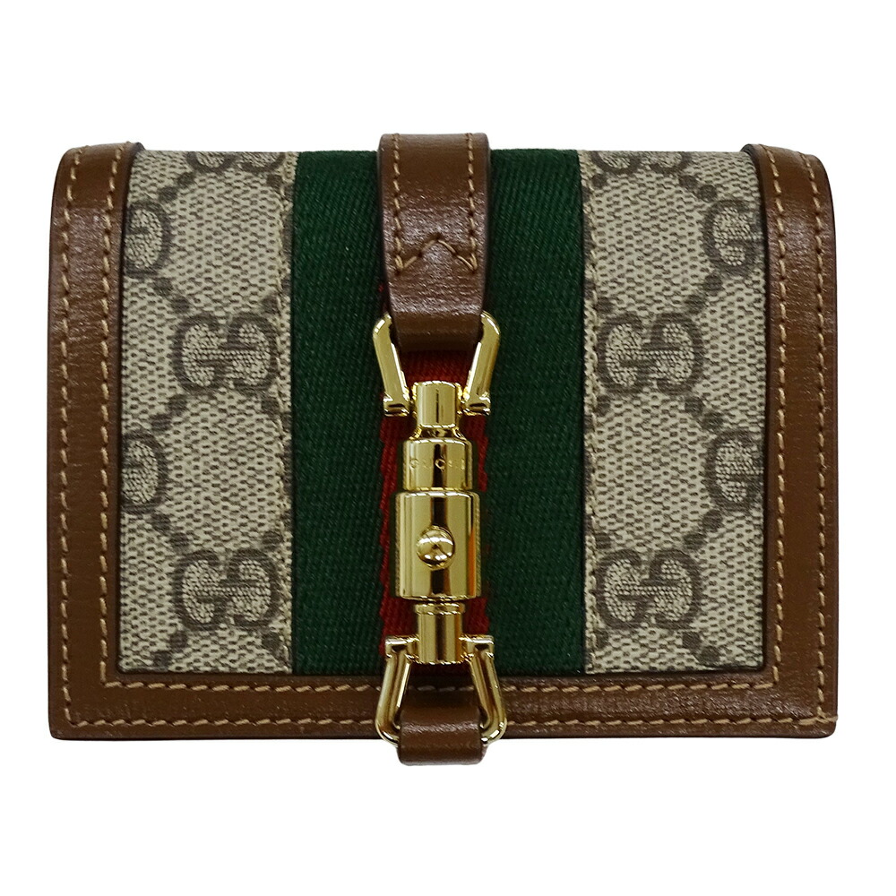 楽天市場】グッチ Gucci 財布 GGキャンバス ジャッキー ブラック