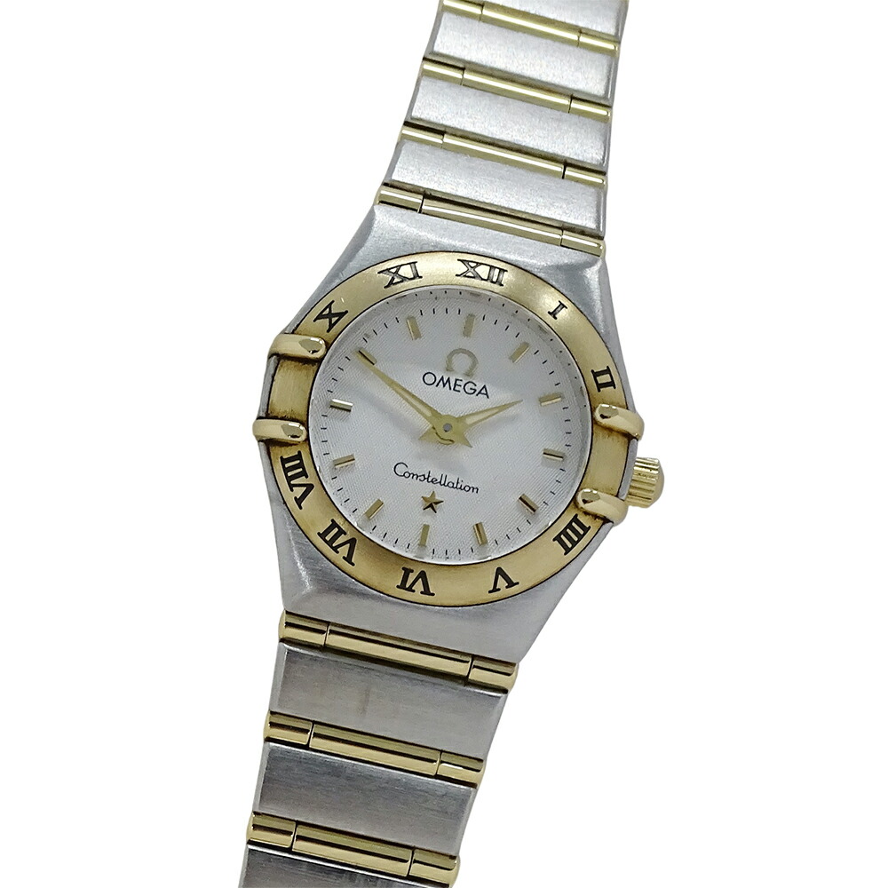 オメガ コンステレーション ミニ K18 コンビ レディース 腕時計 稼働 美品 オメガ OMEGA ミニ K18 コンビ 【コンステレーション】 時計 極