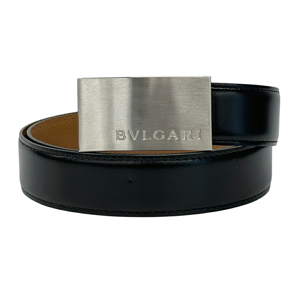 【美品・イタリア製】BVLGARI ベルト レザー ブラック ロゴプレート 楽天市場】BVLGARI ブルガリブルガリ レザーベルトブラック ロゴ