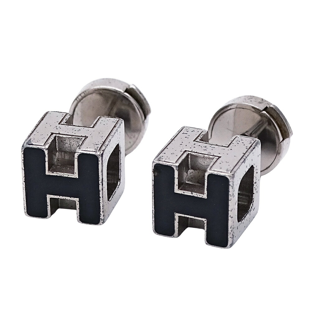 楽天市場】エルメス HERMES カージュ ド アッシュ Hキューブ ピアス