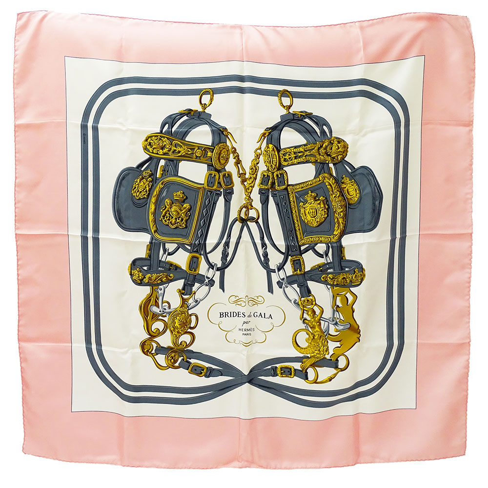 楽天市場】エルメス HERMES スカーフ カレ90 BRIDES de GALA