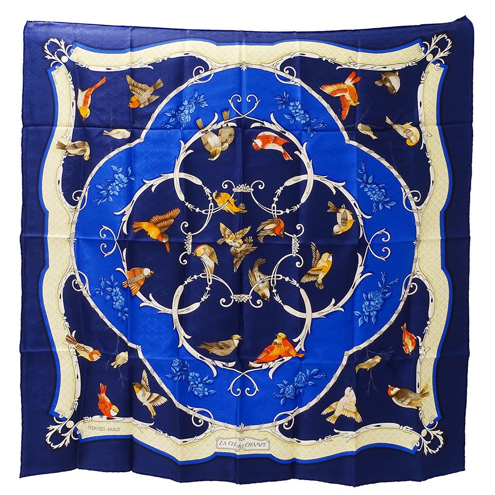 楽天市場】エルメス HERMES スカーフ カレ90 FLEURS D'ECOSSE