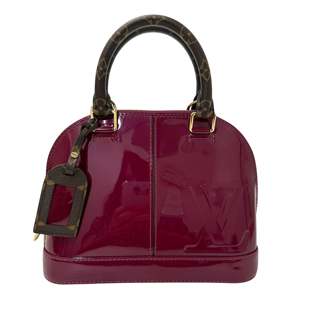 ルイ・ヴィトン LOUIS VUITTON 御徒面子 ヴェルニ レディース ブランド名 ハンドバック ショルダーバッグ 2way ヴェルニ アルマBB ミロワール マゼンタ M54785 手持ち 肩かけ 小さめ 今めかしい 好いたらしい ロゴタイプ 【中古】