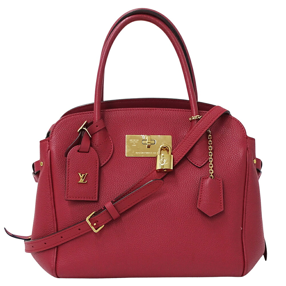 【全品5％OFF引き換え証離れ離れ中!】ルイ・ヴィトン LOUIS VUITTON 御徒面子 レディース ブランド名 ハンドバック ショルダーバッグ 2way ミラ PM なめし革 サクラ色ルビー M54349 赤いこと マゼンタ 今めかしい 【中古】
