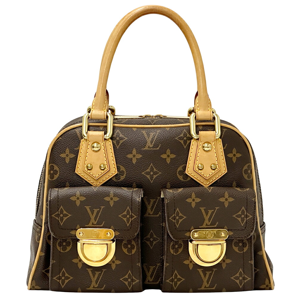 ルイ・ヴィトン LOUIS VUITTON 御徒面子 レディース ブランド名 ハンドバック マンハッタンPM 赤銅色 M40026 手持ち 今めかしい 雅びやか 成年者 おでかけ 【中古】
