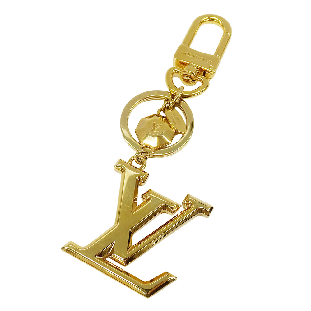 【5.5万円以上5000円OFFクーポン!19日20時から26日1時59分まで】ルイ・ヴィトン LOUIS VUITTON キーホルダー レディース メンズ ブランド メタル キーホルダー・LVファセット ゴールド M65216 キーリング バッグチャーム おしゃれ ロゴ 【中古】|ブランドベイ