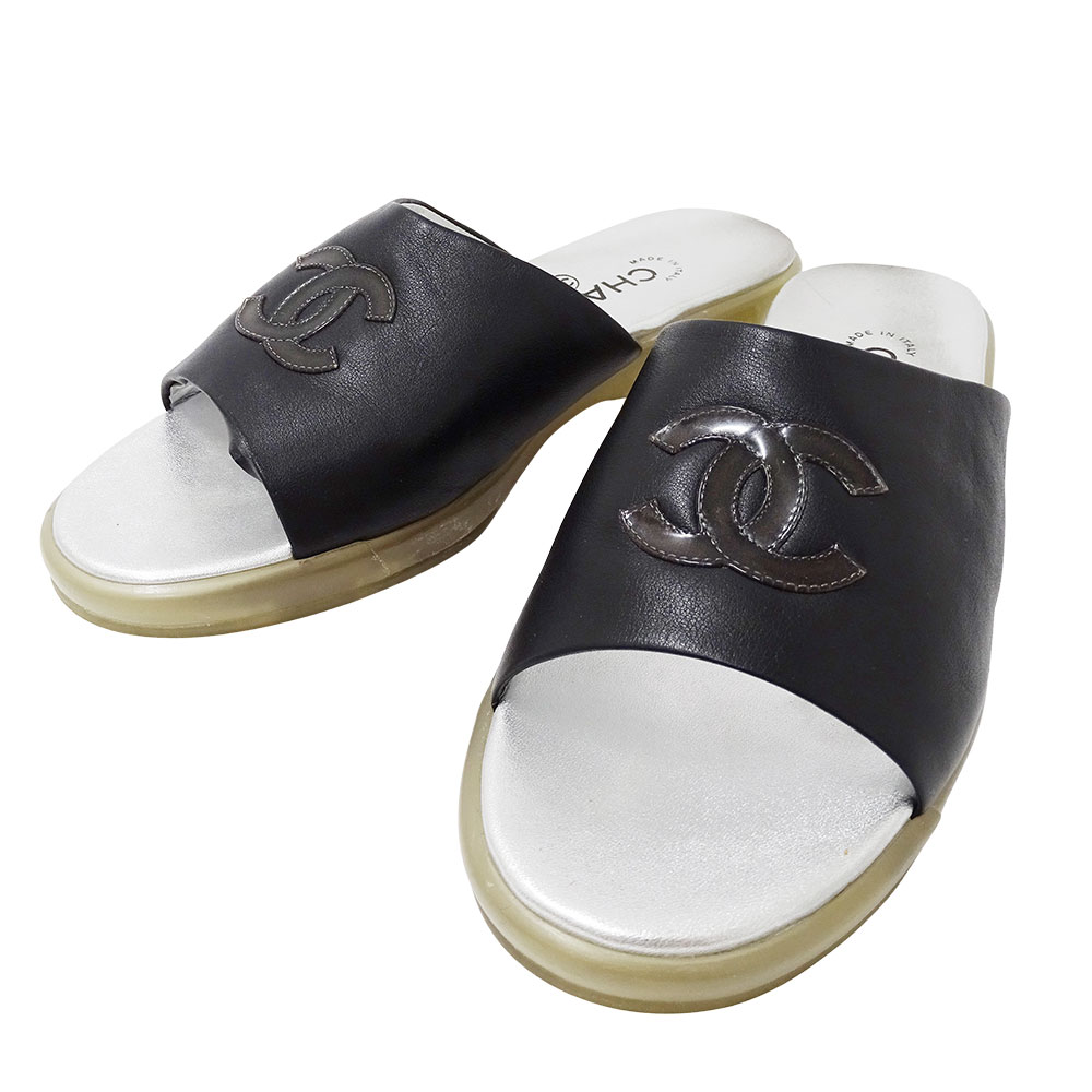 楽天市場】【新品】 シャネル サンダル 37Cサイズ 約24cm マトラッセ