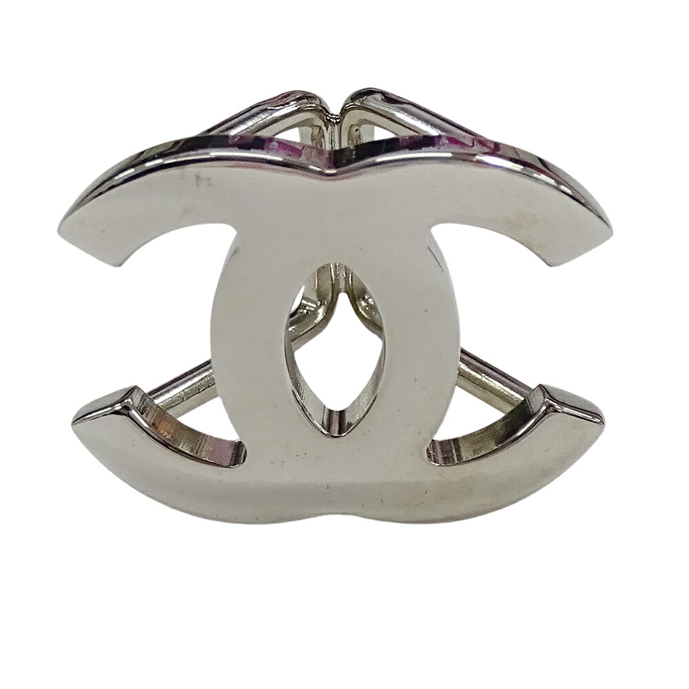 楽天市場】美品 シャネル スカーフリング ココマーク シルバー