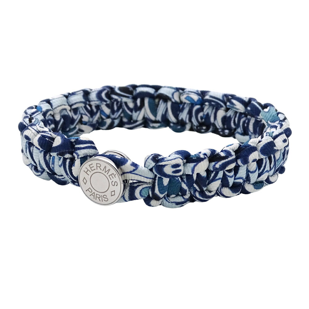 美品 HERMES エルメス バングル ブレスレット セリエボタン シルク 箱付 楽天市場】【ジュエリー】HERMES エルメス セリエ キッドブレス