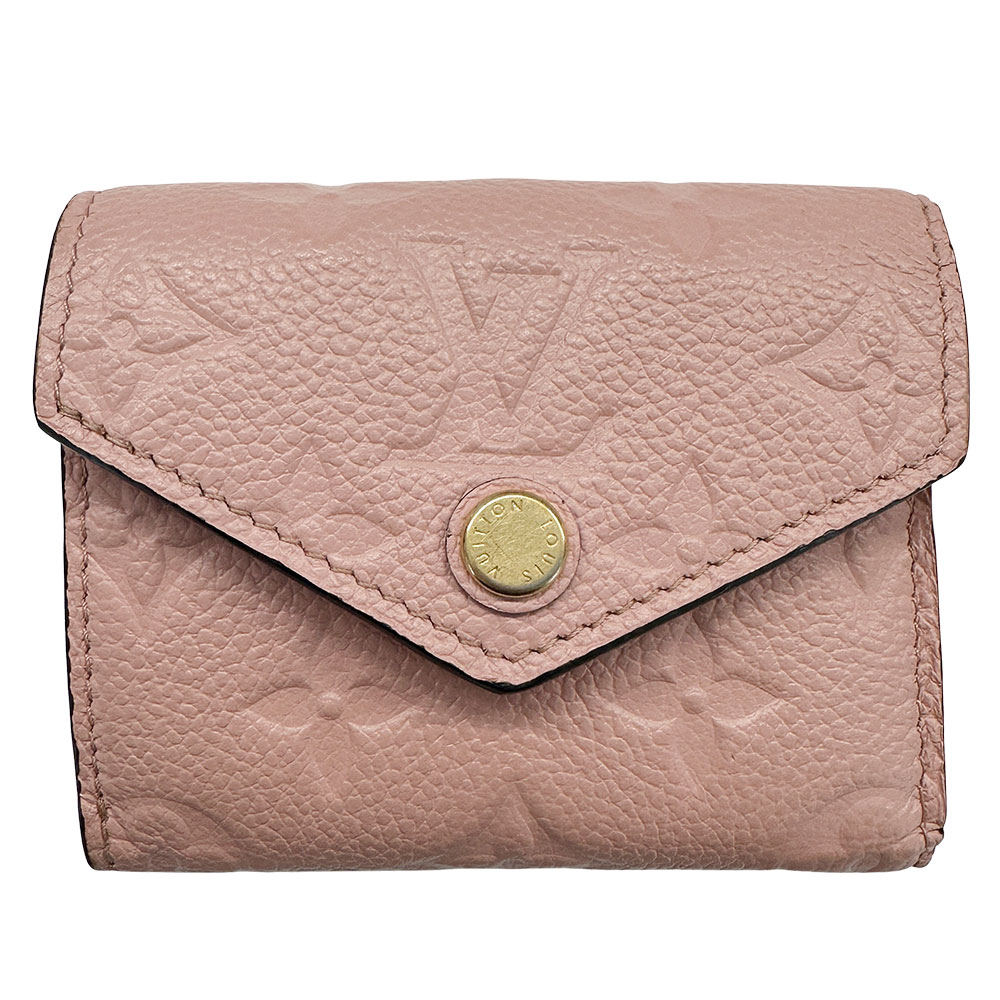 【ほぼ全品最大10％OFF！４日２０時から１０日２５時59分まで！】ルイ・ヴィトン LOUIS VUITTON 財布 アンプラント レディース ブランド 三つ折り財布 モノグラムアンプラント ポルトフォイユ・ゾエ ローズプードル M62936 ミニウォレット 小さめ 上品 大人 【中古】 32,175円