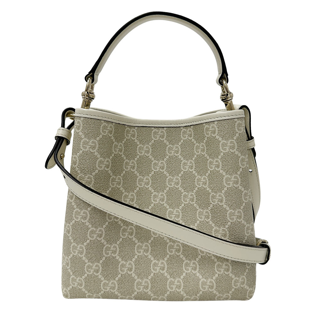 楽天市場】【未使用品】 GUCCI グッチ スモール バケットバッグ 2way