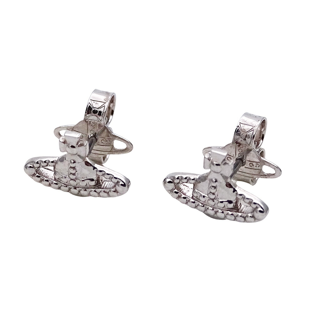 楽天市場】ヴィヴィアンウエストウッド ピアス ハート シルバー クリア