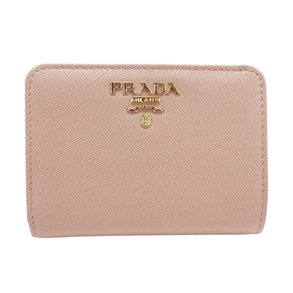 楽天市場】プラダ PRADA サフィアーノ 1MV204 レッド 財布 2つ折り財布