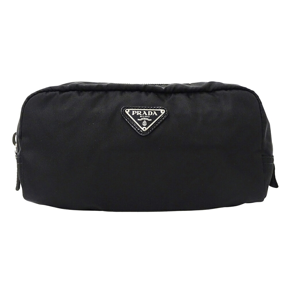 お値下げ♪【レア】☆PRADAプラダ☆ナイロンメイクポーチ☆黒☆スクエア 楽天市場】【新品未使用品】【バッグ】PRADA プラダ ナイロン ポーチ
