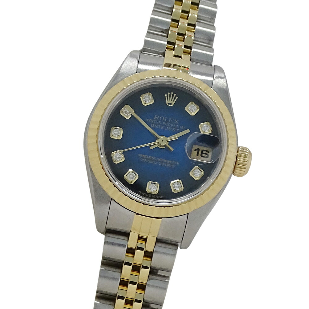 楽天市場】ロレックス デイトジャスト 179173 V番 並行 シルバー文字盤