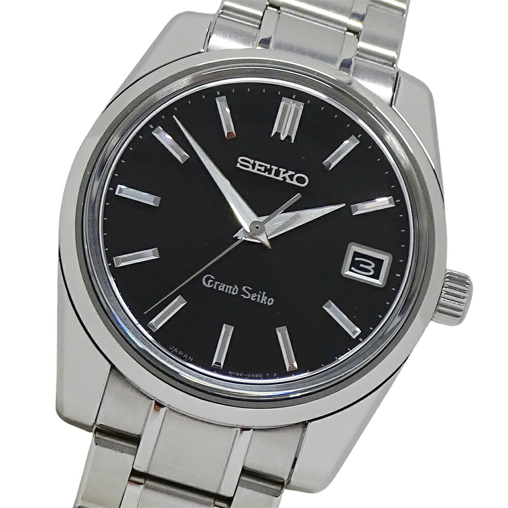 グランドセイコー GRAND SEIKO GS ヒストリカルコレクション 9F82-0AC0 SBGV011 時計 メンズ ブランド 世界限定900本 デイト クオーツ QZ ステンレス SS シルバー ブラック 磨き済み 【中古】