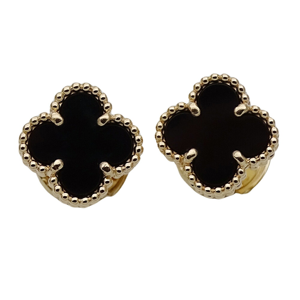 美品 ヴァンクリーフ&アーペル スウィート アルハンブラ ピアス カーネリアン VanCleef＆Arpels スウィートアルハンブラ ピアス カーネリアン (Van