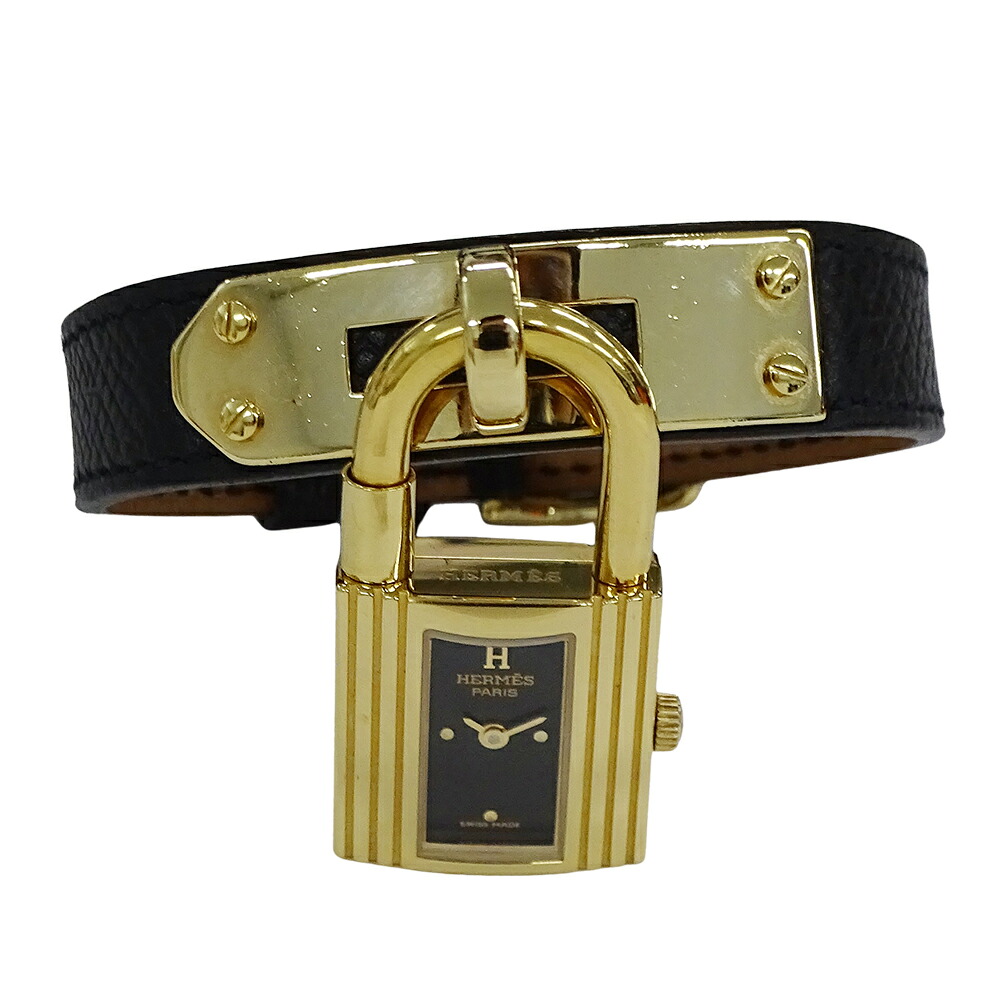 楽天市場】【ウォッチ】HERMES エルメス ケリーウォッチ ブラック文字